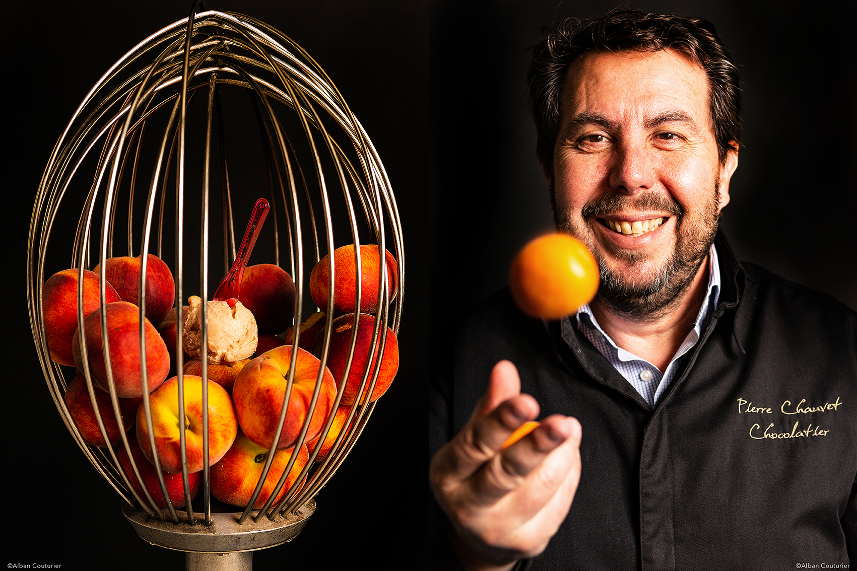 Portrait de Pierre Chauvet, Glacier & Chocolatier, Ardeche, ©Alban Couturier