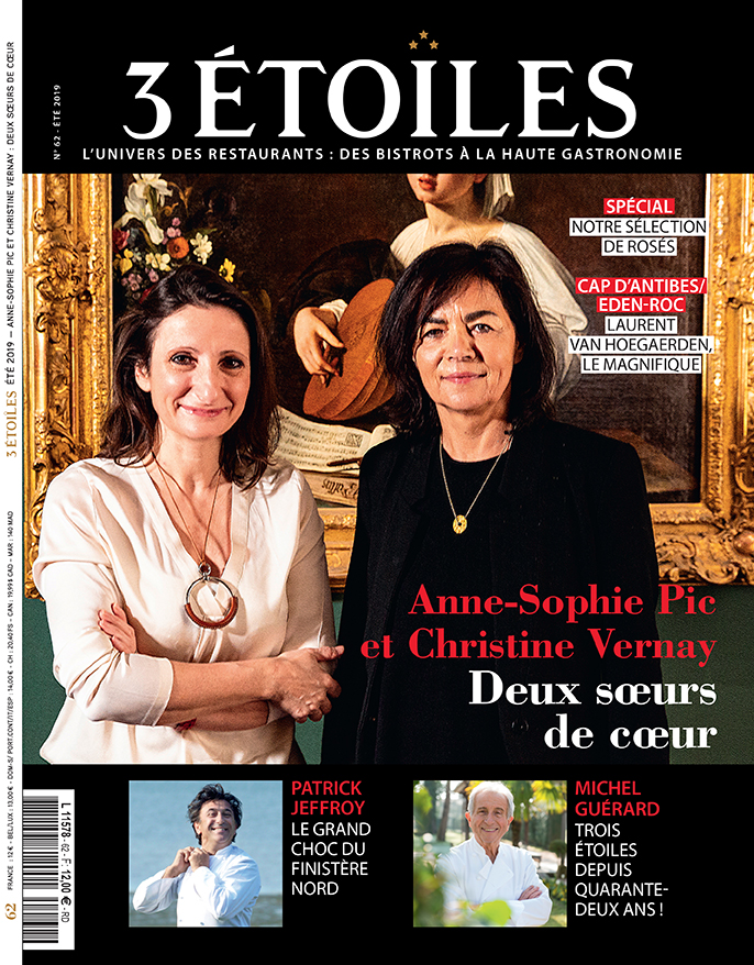 Double Portrait Couverture magazine 3 Etoiles, Ete 2019, Anne -Sophie Pic, Christine Vernay©Alban Couturier