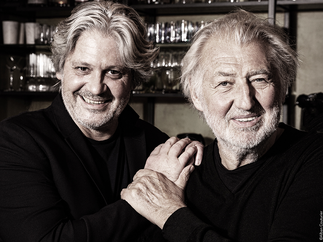 Portrait de mon Ami Sebastien Ripari et du chef 3 Etoiles Pierre Gagnaire ©Alban Couturier