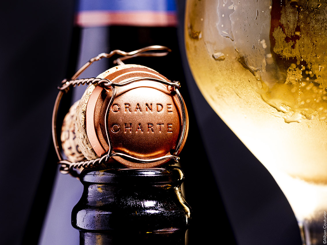 Quand La maison de Champagne Grande Charte me fait confiance pour illustrer son Elixir. Merci Benoit Maillard pour votre confiance,  Merci Nicolas Kenedi pour cette belle mise en relation . ©Alban Couturier